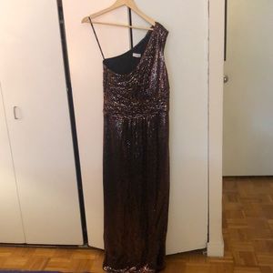 Formal grecian style gown by Calvin Klein